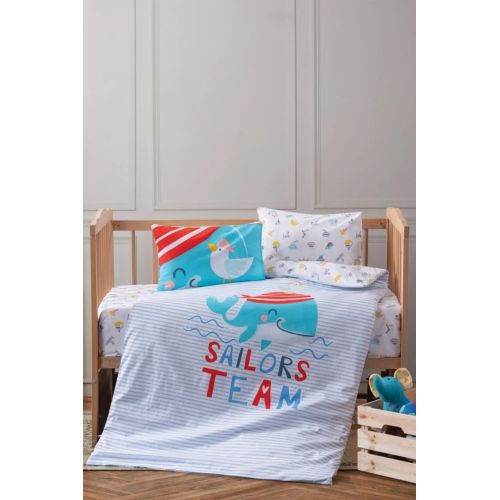 Cotton Box Bebek Nevresim Takımı Balina