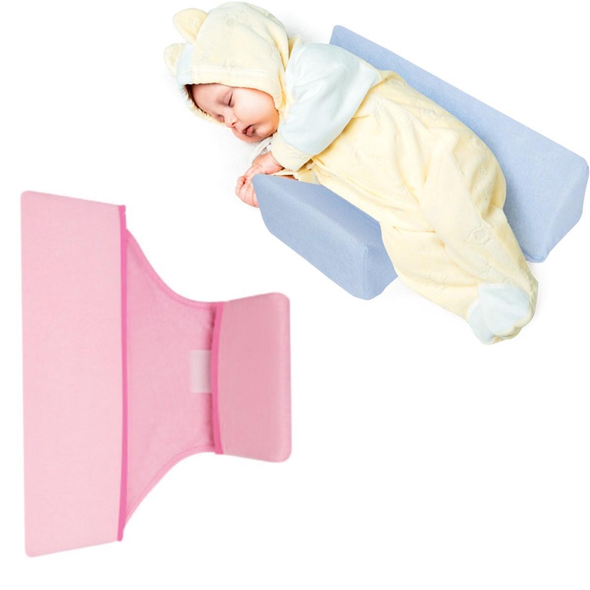 Babyjem Guvenli Yan Yatis Yastigi Pembe